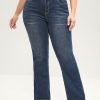 Bootcut Very Stretchy Mid Rise Medium Wash Sculpt Waist Jeans