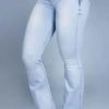 2024 Button Front Butt Lifting Flare Jeans