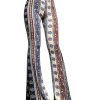 Women's Flare Wide Leg Print Full Length Pants