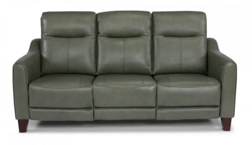 Flexsteel Forte Leather Power Reclining Sofa With Power Headrests - Image 3