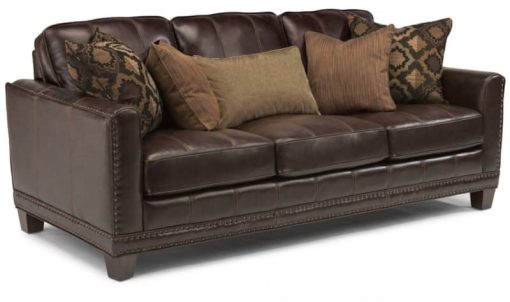 Flexsteel Port Royal Leather Sofa