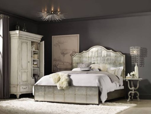 Hooker Furniture Arabella California King Mirrored Panel Bed - Image 2