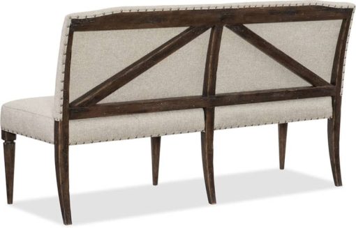 Hooker Furniture Dining Room Roslyn County Upholstered Dining Bench - Image 5