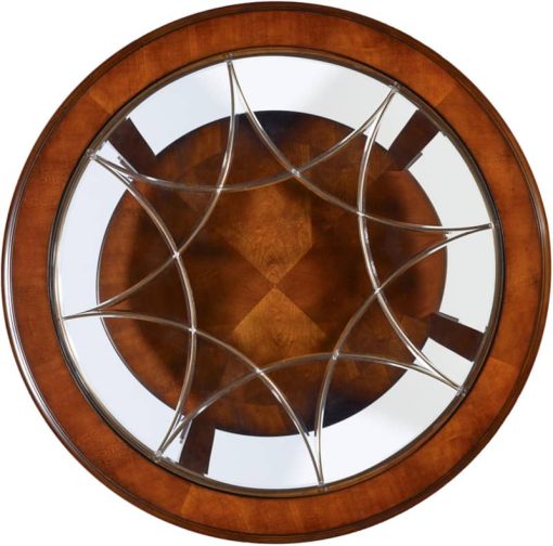 Hooker Furniture Living Room Medium Wood Brookhaven Round Cocktail Table - Image 2