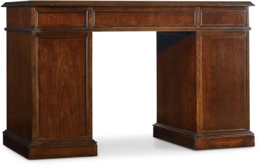 Hooker Furniture Home Office Cherry Knee-Hole Desk-Bow Front - Image 2