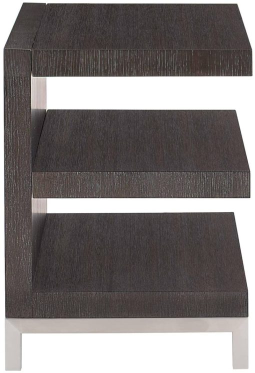 Bernhardt Decorage Cerused Mink End Table - Image 2