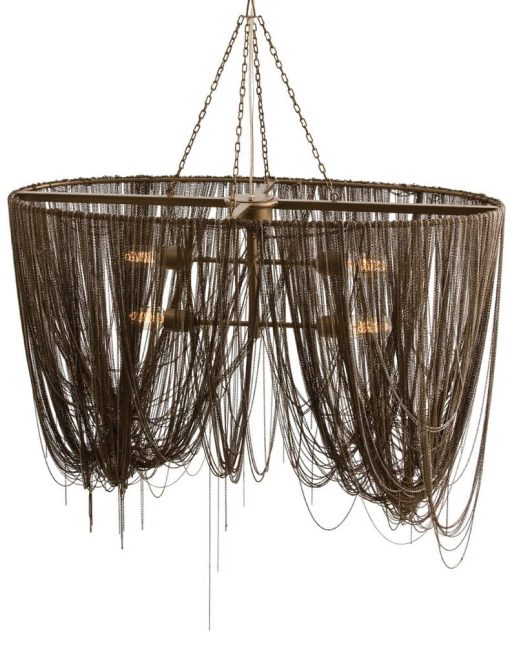 Arteriors Layla Antique Brass Pendant - Image 2