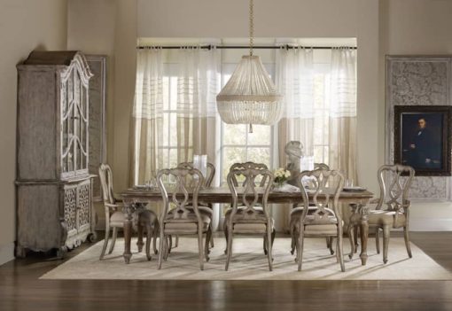 Hooker Furniture Paris Vintage And Flax Natural Chatelet Splatback Arm Chair - Image 3