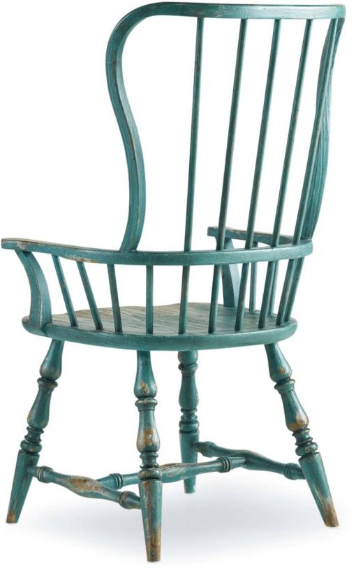 Hooker Furniture Dining Room Sanctuary Spindle Arm Chair - Image 3