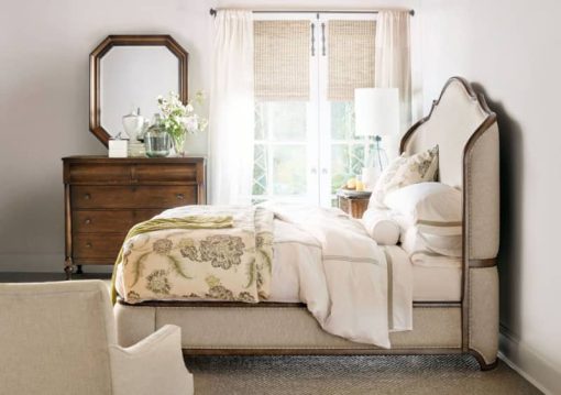 Hooker Furniture Bedroom Archivist King Upholstered Shelter Bed - Image 2