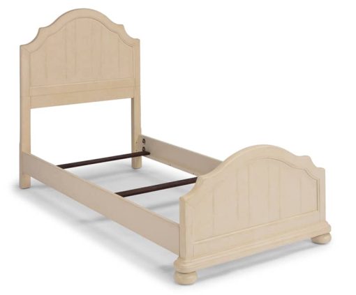 Homestyles Provence Antiqued White Twin Bed - Image 2