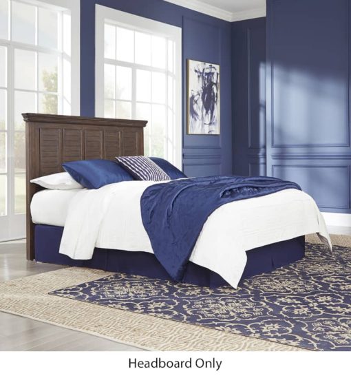 Homestyles Southport Distressed Oak Queen/Full Headboard - Image 2