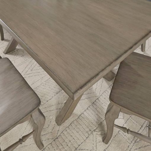 Homestyles Mountain Lodge Gray 7-Piece Dining Set - Image 2