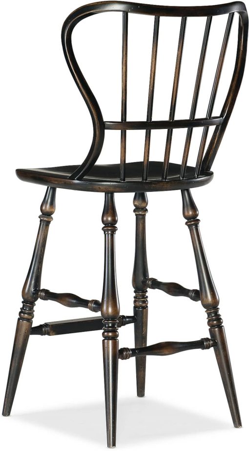 Hooker Furniture Dining Room Ciao Bella Spindle Back Bar Stool - Image 2