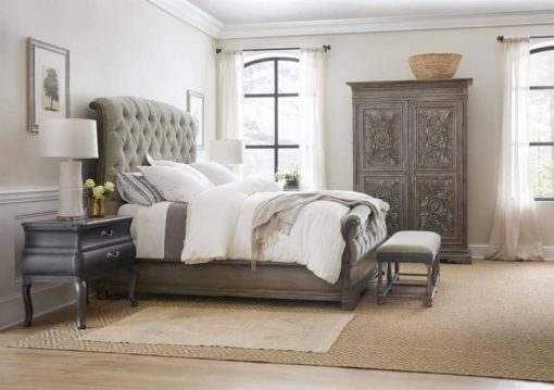 Hooker Furniture Woodlands Collection Queen Upholstered Bed - Image 2