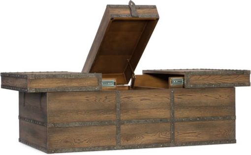 Hooker Furniture Living Room Pinta Trail Strong Box Cocktail Table - Image 2