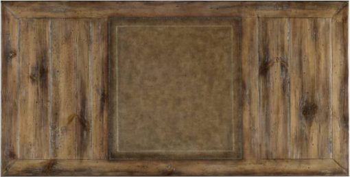 Hooker Furniture Light Wood Home Office Melange Bennett X-Base Writing Desk - Image 2