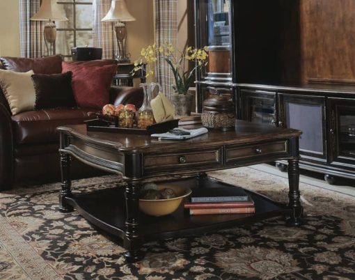 Hooker Furniture Living Room Preston Ridge Square Cocktail Table - Image 2