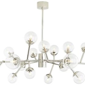 Arteriors Dallas Polished Nickel Medium Chandelier - Image 2