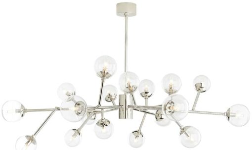 Arteriors Dallas Polished Nickel Medium Chandelier - Image 2