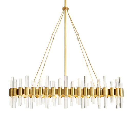 Arteiors Glass Exploration Haskell Oval Chandelier - Image 2
