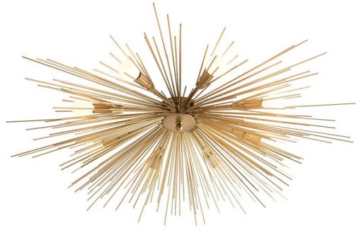 Arteriors Roxanne Antique Brass Flush Mount - Image 2