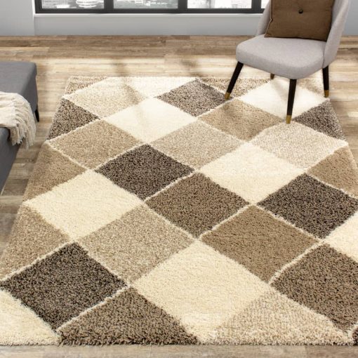 Kalora Maroq 7'10" X 10'10" Cream Beige Diamonds Rug - Image 2