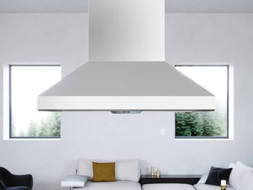 Zephyr Titan 48" Stainless Steel Island Hood - Image 2