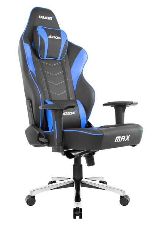 AKRacing Masters Series Black & Blue Max Gaming Chair - Image 2