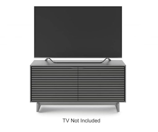 BDI Align Fog Grey Double Media Cabinet - Image 2