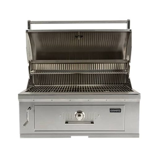 Coyote 36" Stainless Steel Built-In Charcoal Grill - Image 2