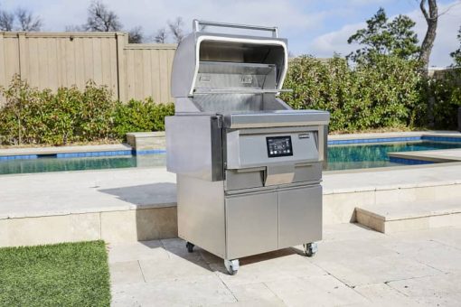 Coyote 28" Stainless Steel Freestanding Pellet Grill - Image 2