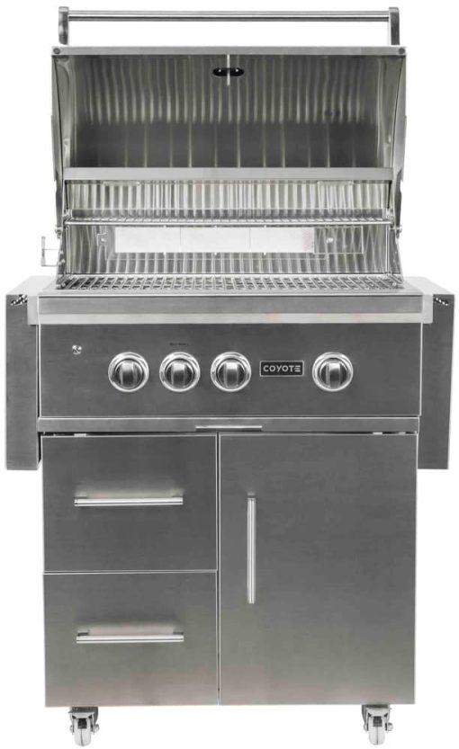 Coyote S-Series 30" Stainless Steel Freestanding Liquid Propane Gas Grill - Image 2
