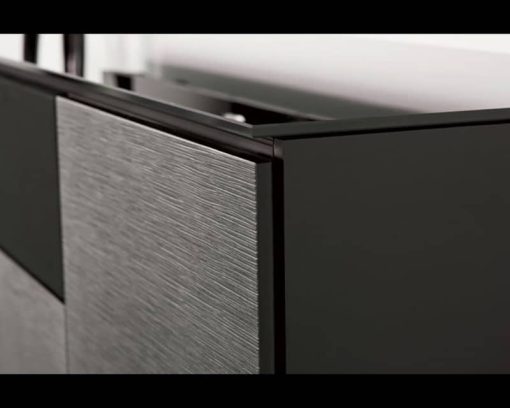 Salamander Designs Chameleon Collection Chicago 347 Black Oak AV Cabinet - Image 2