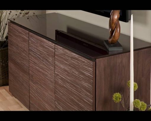 Salamander Designs Denver 236 Medium Walnut AV Cabinet - Image 2
