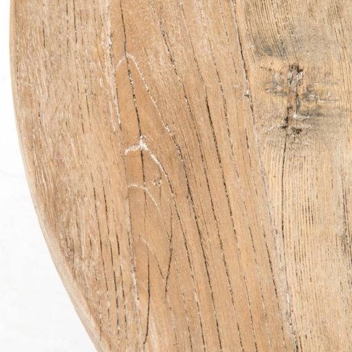 Four Hands Whitewash Round Occasional Table - Image 2