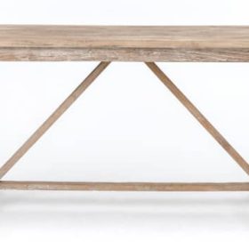 Four Hands Whitewash Palma Desk - Image 2
