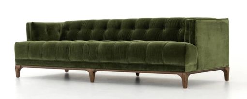 Four Hands Kensington Collection Dylan Sapphire Olive Sofa - Image 2