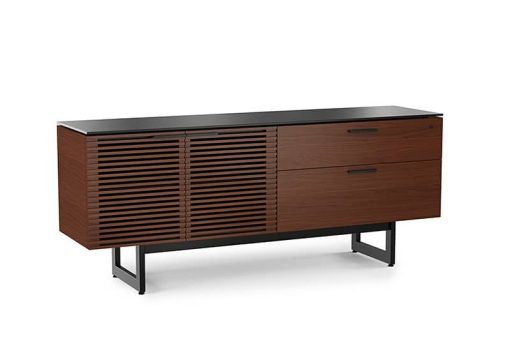 BDI Corridor 6529 Chocolate Stained Walnut Storage Credenza - Image 2