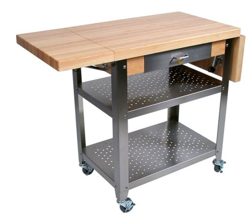 John Boos & Co. Cucina Elegante Hard Maple Top Cart - Image 2