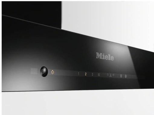 Miele DA 6698 W OBSW Puristic Edition 6000 30" Obsidian Black Steel Wall Ventilation Hood - Image 2