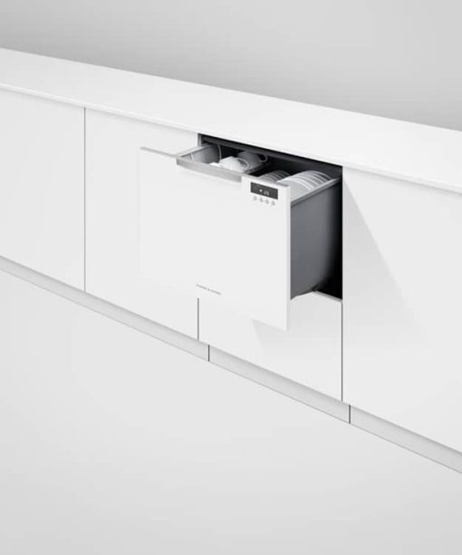 Fisher & Paykel Series 7 24" White Tall Double DishDrawer Dishwasher - Image 2