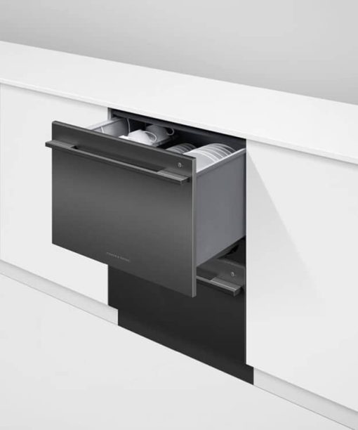 Fisher & Paykel Series 7 24" Black Stainless Steel Tall Double DishDrawer Dishwasher - Image 2