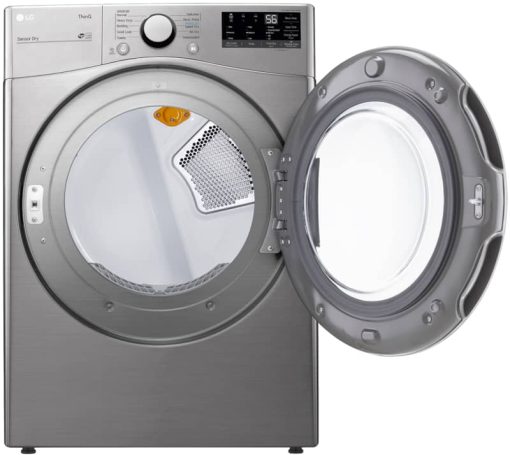 LG 7.4 Cu. Ft. Graphite Steel Smart Wi-Fi Enabled Front Load Electric Dryer With Built-In Intelligence - Image 2