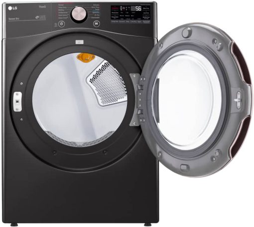 LG 7.4 Cu. Ft. Black Steel Smart Wi-Fi Enabled Front Load Electric Dryer With TurboSteam And Built-In Intelligence - Image 2