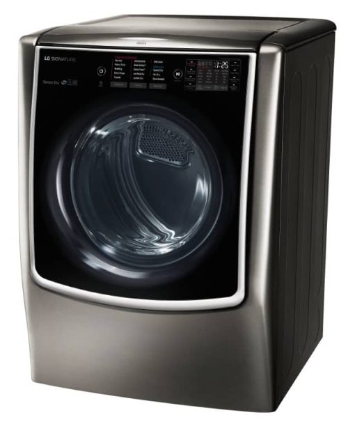 LG SIGNATURE 9 Cu. Ft. Black Stainless Steel Large Smart Wi-Fi Enabled Gas Dryer With TurboSteam - Image 2