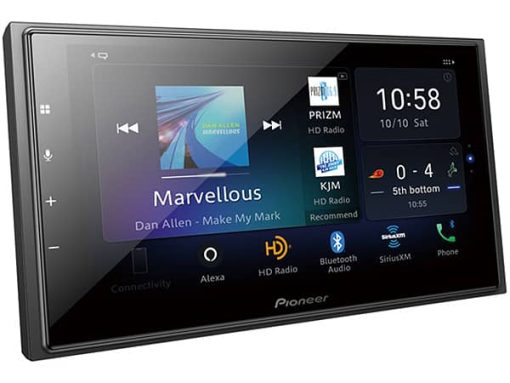 Pioneer 6.8" In-Dash Multimedia Receiver With WVGA Capacitive Touchscreen Display - Image 2