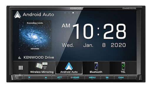 Kenwood 6.95" In-Dash Digital Multimedia Receiver With Bluetooth