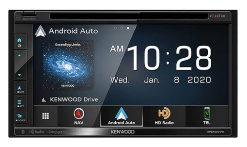 Kenwood eXcelon 6.8" Navigation DVD Receiver With Bluetooth & HD Radio