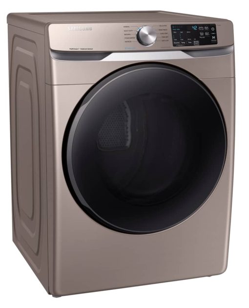 Samsung ADA 7.5 Cu. Ft. Champagne Front Load Electric Dryer With Steam Sanitize+ - Image 2